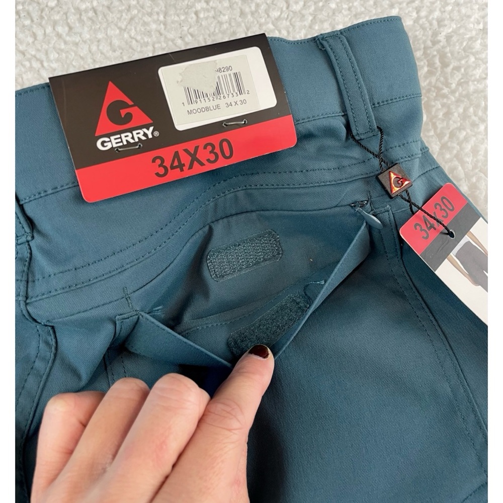 (NWT) GERRY • Mood Blue Straight Leg Venture Pants, W34 - Picture 9 of 15